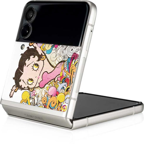 Betty Boop Hands Up Galaxy Z Flip3 5G Skin